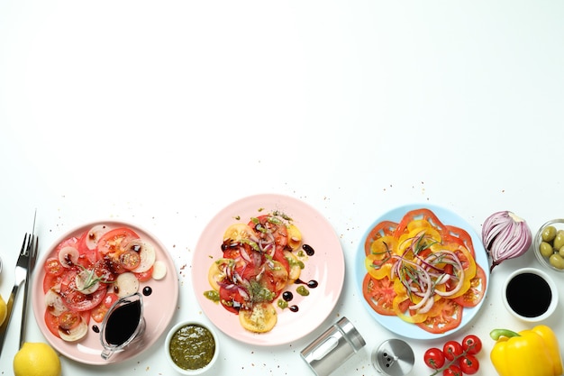 Różne potrawy w zestawie